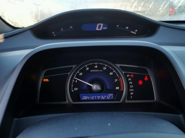 2HGFA16899H348724 - 2009 HONDA CIVIC EX BLUE photo 8