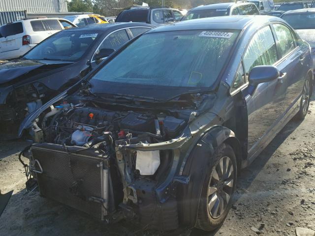 2HGFA16899H348724 - 2009 HONDA CIVIC EX BLUE photo 9