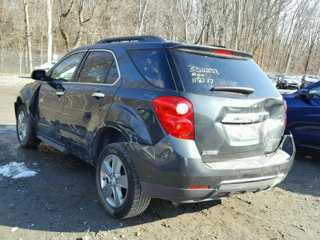 2GNALDEK2D6186786 - 2013 CHEVROLET EQUINOX LT CHARCOAL photo 3