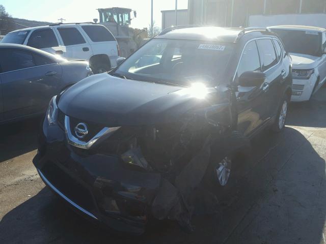 5N1AT2MT7GC918019 - 2016 NISSAN ROGUE S BLACK photo 2