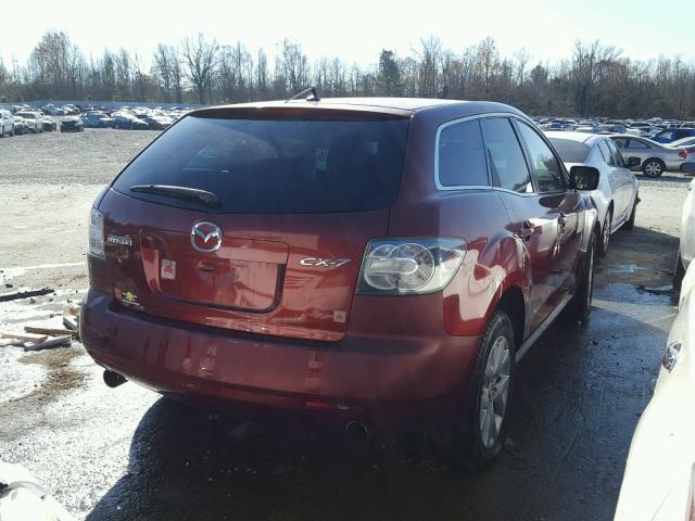 JM3ER29L670103316 - 2007 MAZDA CX-7 RED photo 4