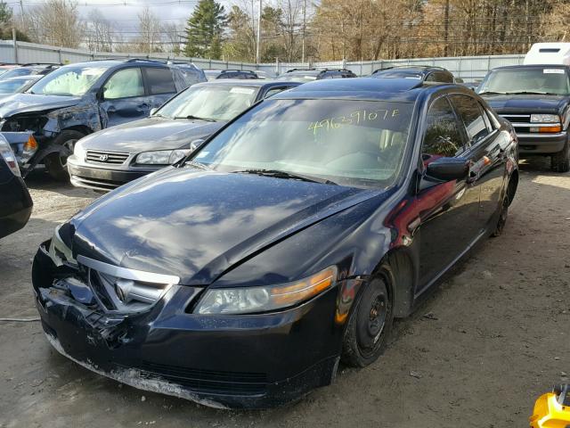 19UUA66274A028017 - 2004 ACURA TL BLACK photo 2