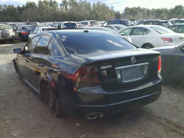 19UUA66274A028017 - 2004 ACURA TL BLACK photo 3