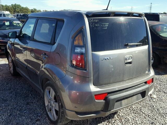 KNDJT2A29B7199714 - 2011 KIA SOUL + GRAY photo 3