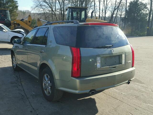 1GYEE637440149272 - 2004 CADILLAC SRX GREEN photo 3