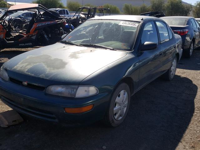 1Y1SK5285TZ005077 - 1996 GEO PRIZM LSI GREEN photo 2