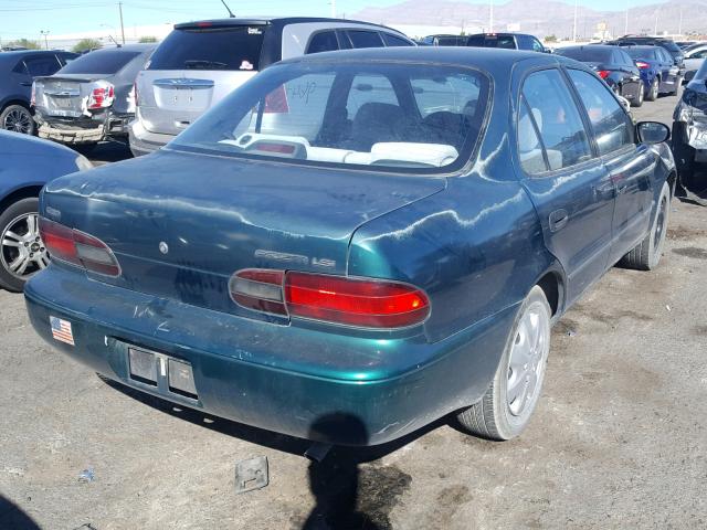 1Y1SK5285TZ005077 - 1996 GEO PRIZM LSI GREEN photo 4