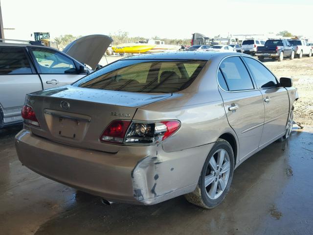 JTHBA30G455134152 - 2005 LEXUS ES 330 GOLD photo 4