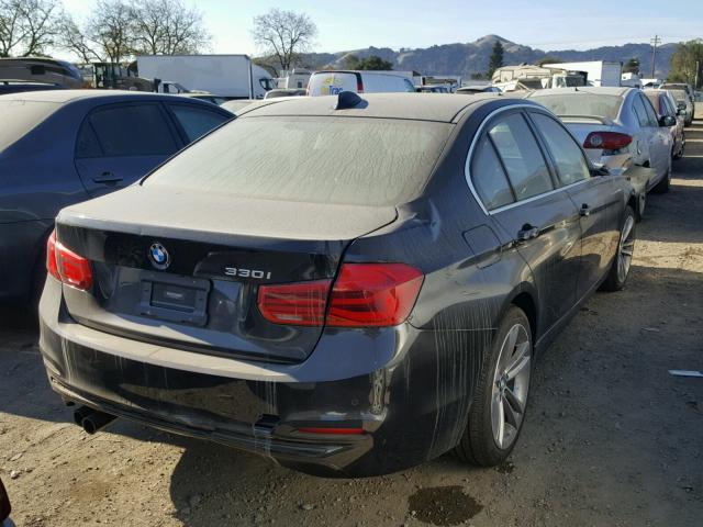 WBA8B9C32HK885404 - 2017 BMW 330 I BLACK photo 4