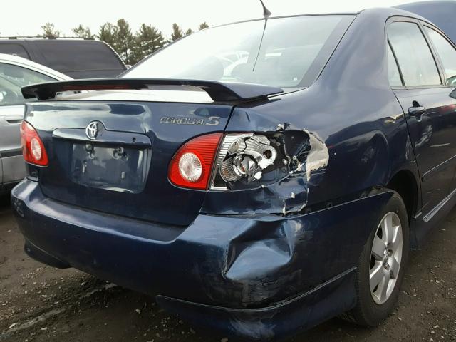 2T1BR32E67C747174 - 2007 TOYOTA COROLLA CE BLUE photo 9