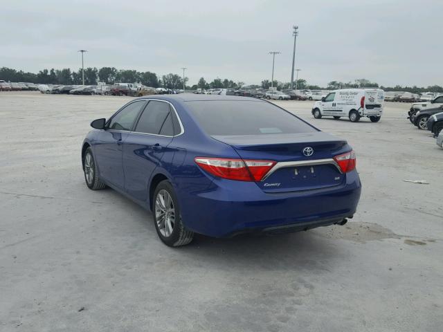 4T1BF1FK6GU507585 - 2016 TOYOTA CAMRY LE 蓝色 照片 3