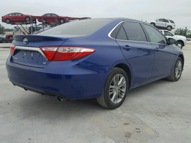 4T1BF1FK6GU507585 - 2016 TOYOTA CAMRY LE 蓝色 照片 4