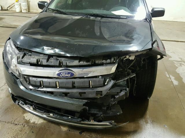 3FAHP0JA6AR332554 - 2010 FORD FUSION SEL CHARCOAL photo 9