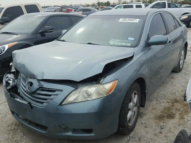 4T1BE46K97U632830 - 2007 TOYOTA CAMRY NEW GREEN photo 2