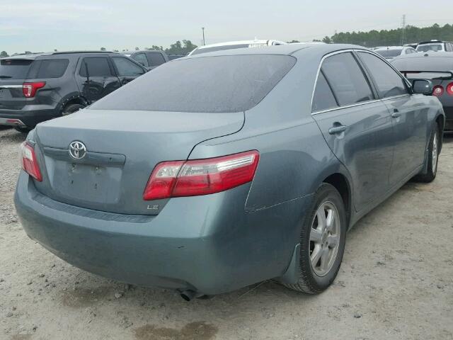 4T1BE46K97U632830 - 2007 TOYOTA CAMRY NEW GREEN photo 4