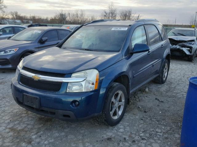 2CNDL73F676231922 - 2007 CHEVROLET EQUINOX LT BLUE photo 2