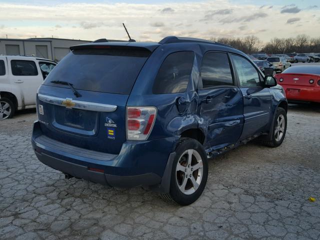 2CNDL73F676231922 - 2007 CHEVROLET EQUINOX LT BLUE photo 4