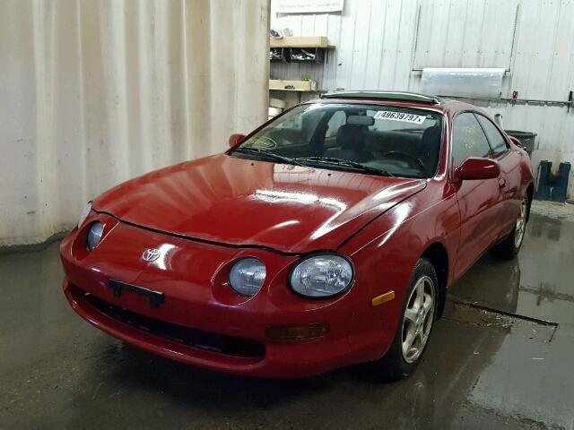 JT2ST07F7R0002649 - 1994 TOYOTA CELICA GT RED photo 2