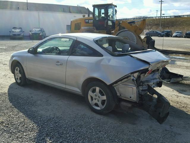 1G1AK15F767626543 - 2006 CHEVROLET COBALT LS SILVER photo 3