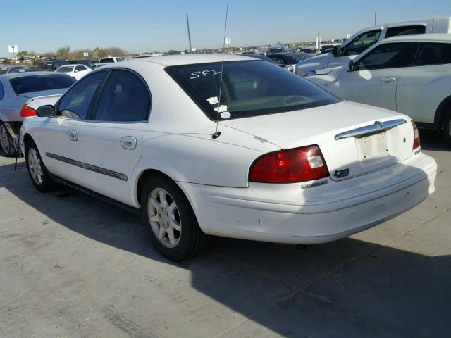 1MEFM53211A640396 - 2001 MERCURY SABLE LS WHITE photo 3