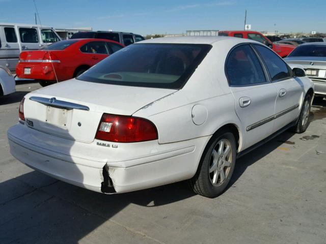 1MEFM53211A640396 - 2001 MERCURY SABLE LS WHITE photo 4