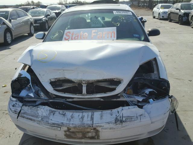 1MEFM53211A640396 - 2001 MERCURY SABLE LS WHITE photo 9