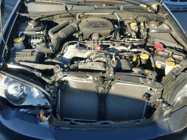 4S3BL626157215180 - 2005 SUBARU LEGACY 2.5 BLACK photo 7