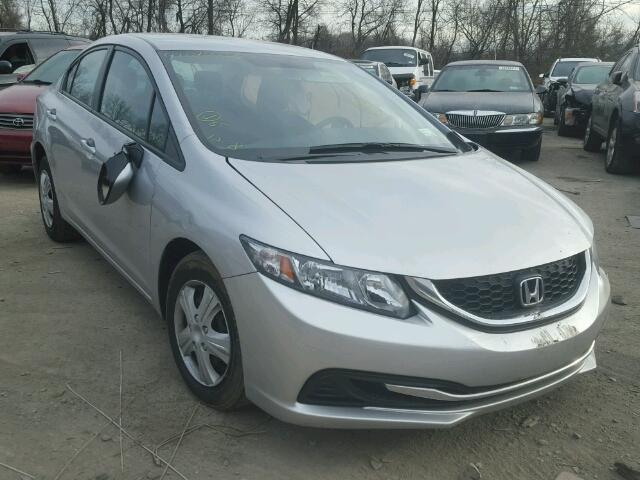 19XFB2F59FE279094 - 2015 HONDA CIVIC LX SILVER photo 1