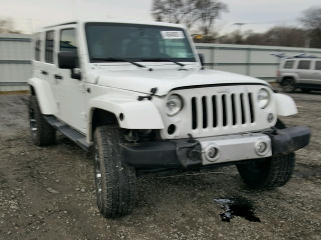 1C4BJWEG3FL752703 - 2015 JEEP WRANGLER U WHITE photo 1