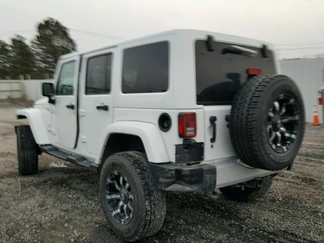 1C4BJWEG3FL752703 - 2015 JEEP WRANGLER U WHITE photo 3