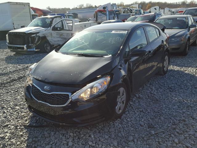 KNAFK4A61G5501441 - 2016 KIA FORTE LX BLACK photo 2