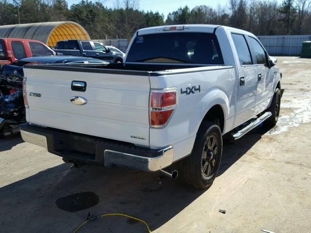 1FTFW1EF0BFC17656 - 2011 FORD F150 SUPER WHITE photo 4