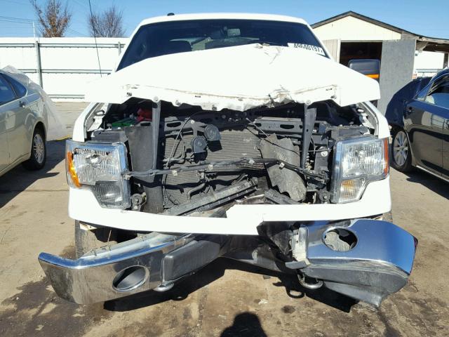 1FTFW1EF0BFC17656 - 2011 FORD F150 SUPER WHITE photo 9