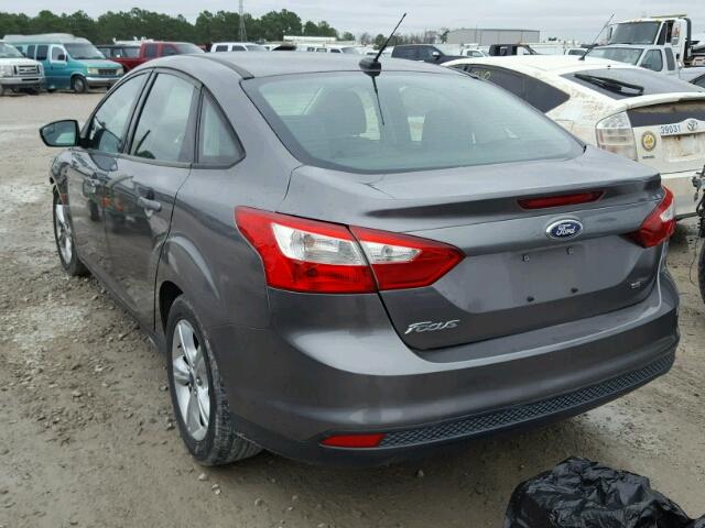 1FADP3F29DL315218 - 2013 FORD FOCUS SE GRAY photo 3