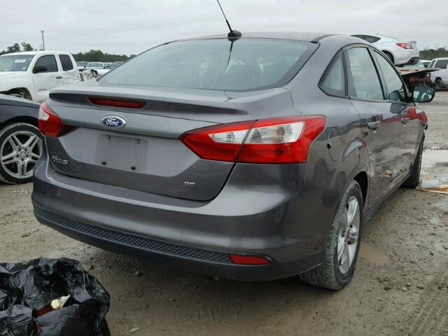 1FADP3F29DL315218 - 2013 FORD FOCUS SE GRAY photo 4