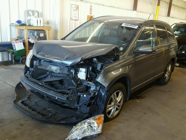 JHLRE4H74BC014005 - 2011 HONDA CR-V EXL GRAY photo 2