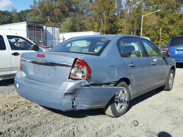 1G1ZS58F17F114516 - 2007 CHEVROLET MALIBU LS ნაცრისფერი ფოტო 4
