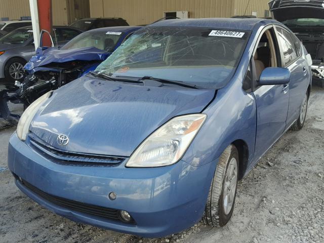 JTDKB20U357028584 - 2005 TOYOTA PRIUS BLUE photo 2