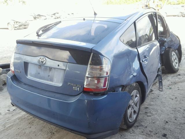 JTDKB20U357028584 - 2005 TOYOTA PRIUS BLUE photo 4