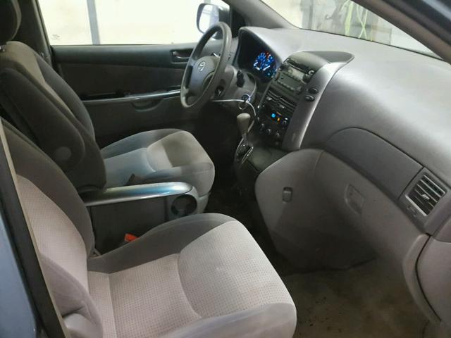 5TDZA23C16S576904 - 2006 TOYOTA SIENNA CE BLUE photo 5