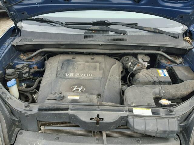 KM8JN72DX7U542719 - 2007 HYUNDAI TUCSON SE BLUE photo 7