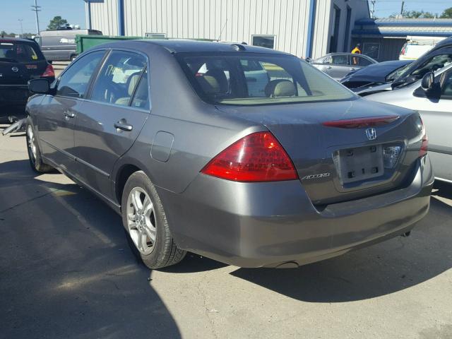 1HGCM56846A032529 - 2006 HONDA ACCORD EX GRAY photo 3