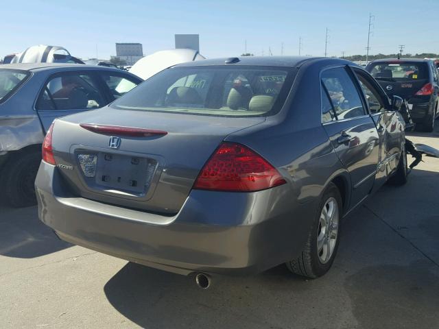 1HGCM56846A032529 - 2006 HONDA ACCORD EX GRAY photo 4