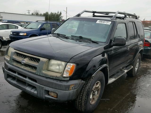 5N1ED28Y4YC501799 - 2000 NISSAN XTERRA XE BLACK photo 2