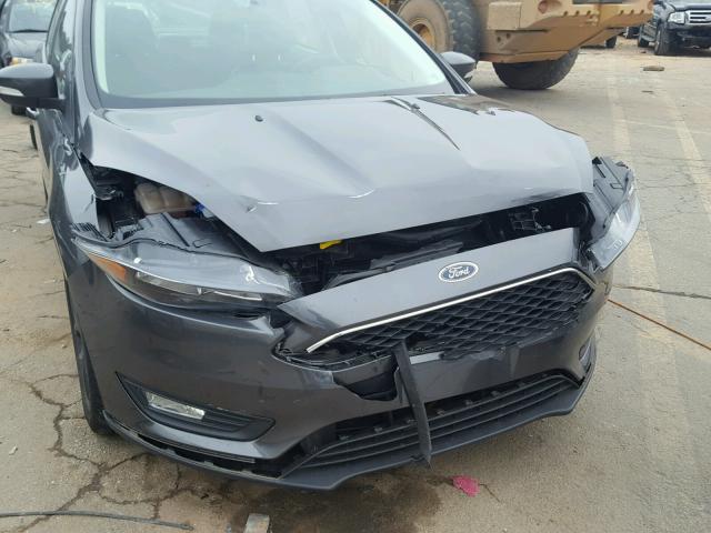 1FADP3F20GL323633 - 2016 FORD FOCUS SE CHARCOAL photo 9