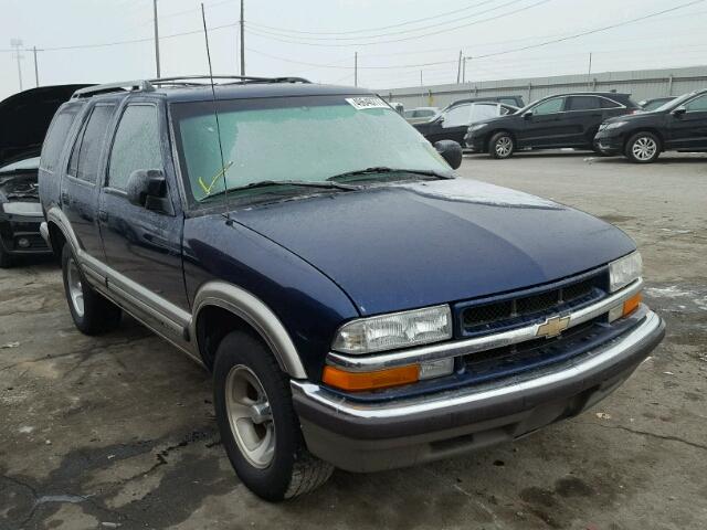 1GNCS13W9X2166732 - 1999 CHEVROLET BLAZER BLUE photo 1