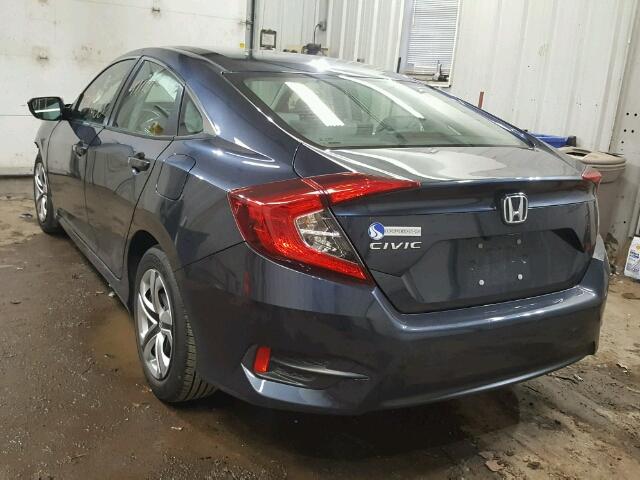 19XFC2F58HE005207 - 2017 HONDA CIVIC LX BLUE photo 3