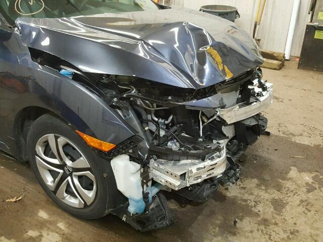 19XFC2F58HE005207 - 2017 HONDA CIVIC LX BLUE photo 9