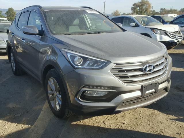 5XYZU4LA3HG485876 - 2017 HYUNDAI SANTA FE S SILVER photo 1