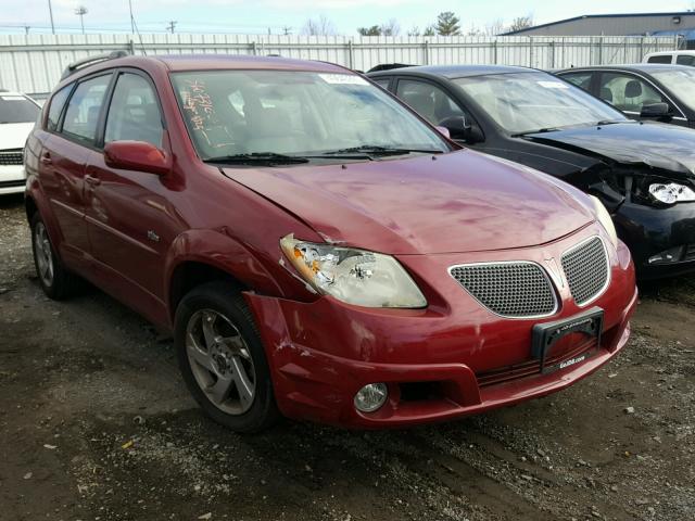 5Y2SL63825Z447274 - 2005 PONTIAC VIBE RED photo 1